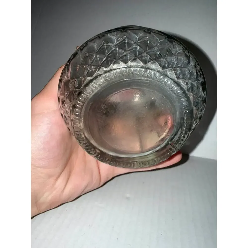 Vintage Genie Bottle Elegant Clear Crystal Spirit Decanter With Stopper